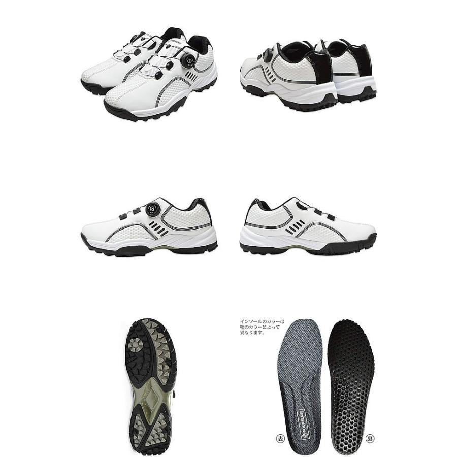 フォーセンス Foursense ゴルフシューズ スポーツシューズ メンズ スニーカー 靴 黒 白 おしゃれ 軽い 歩きやすい 幅広 ブランド Easy Fosn 001m 235 002 Mss 通販 Yahoo ショッピング