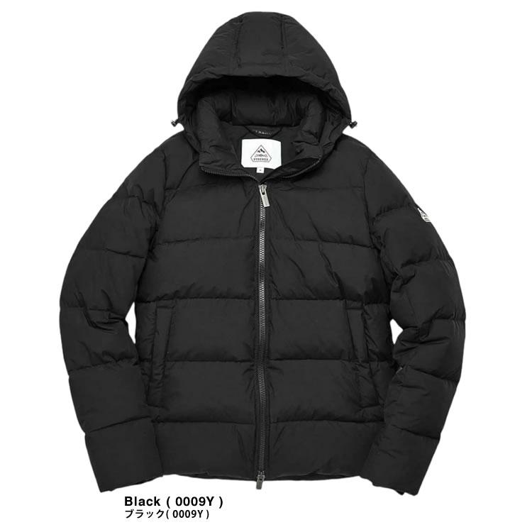 PYRENEX フード付きダウンジャケット 黒 Pyrenex ピレネックス PYRENEX ダウン ダウンジャケット ブルゾン