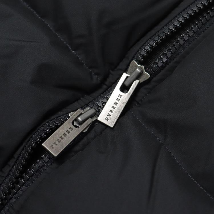 ピレネックス スプートニック PYRENEX ダウン ダウンベスト アウター メンズ フード付き 軽量 防寒 撥水 通勤 通学 大きいサイズ ブランド 黒 ブラックの画像