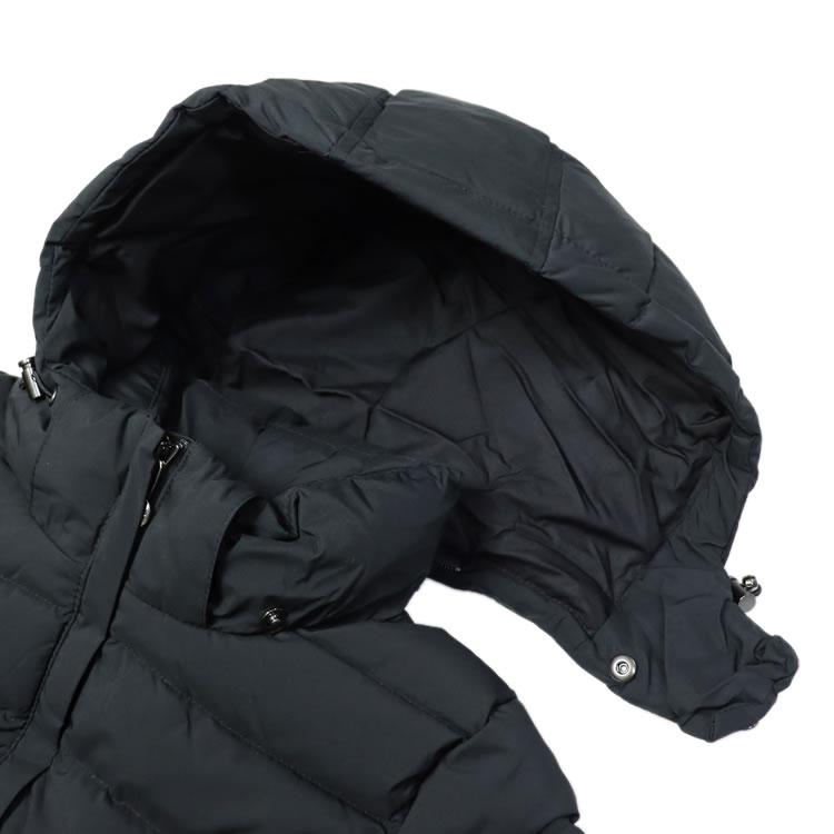 ピレネックス　スプートニック　フードつきダウンジャケット（ブラック） Pyrenex（ピレネックス） Spoutnic Mini Rip Stop2 ダウンジャケット