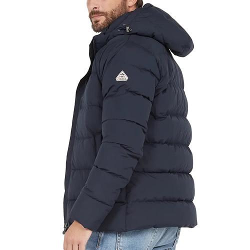PYRENEX フード付きダウンジャケット ネイビー SPOUTNIC MAT Pyrenex ピレネックス Spoutnic Jacket Mat HMI002 スプー