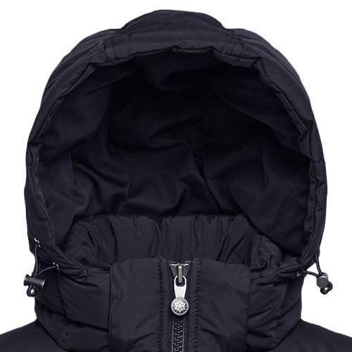 PYRENEX フード付きダウンジャケット ネイビー SPOUTNIC MAT Pyrenex ピレネックス Spoutnic Jacket Mat HMI002 スプー