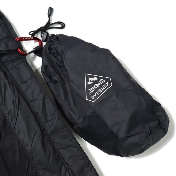 ピレネックス PYRENEX ダウン ダウンジャケット バッシア レディース ライトダウン インナーダウン パッカブル 軽量 薄手 防寒 撥水 大きいサイズ ブランド 黒の画像