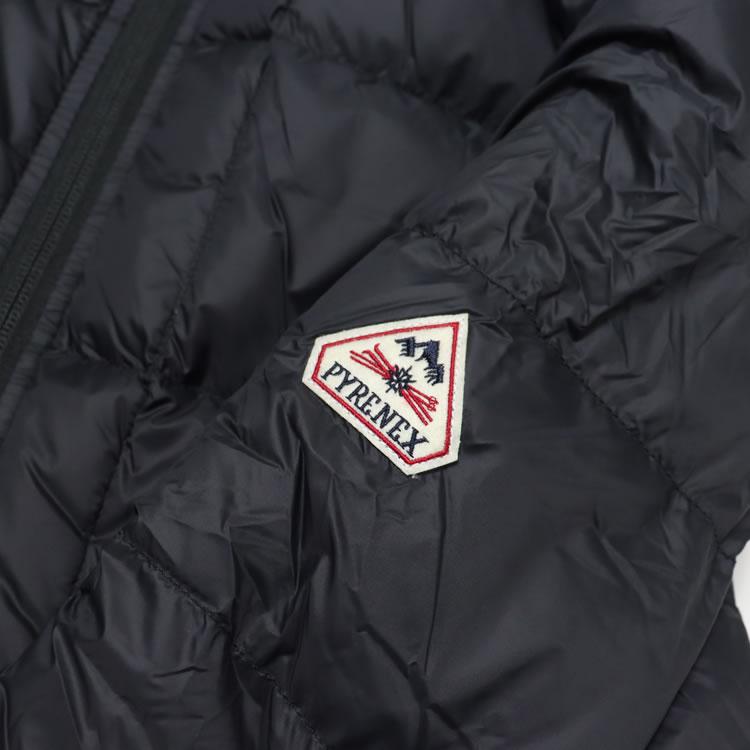 ピレネックス PYRENEX ダウン ダウンジャケット バッシア レディース ライトダウン インナーダウン パッカブル 軽量 薄手 防寒 撥水 大きいサイズ ブランド 黒の画像