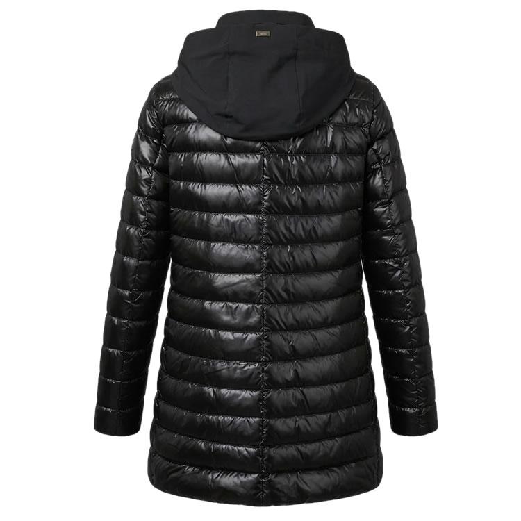 ヘルノ　ダウンジャケット サイズ40 M レディース - 黒 HERNO（ヘルノ） ダウン ダウンジャケット ダウンコート レディース