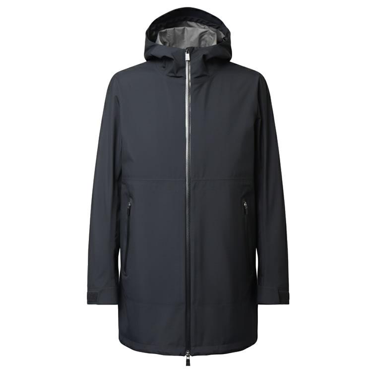 HERNO Laminar ウォータープルーフフーディーコート 46 HERNO（ヘルノ） ステンカラーコート パーカー アウター メンズ