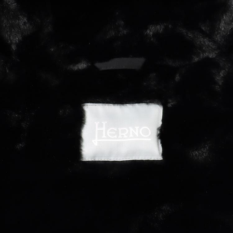 HERNO（ヘルノ） ロングコート ボア アウター レディース フード付き