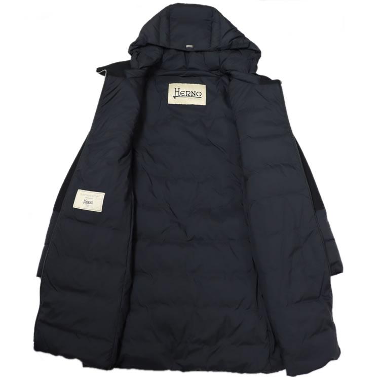ゆう Herno ダウンライナー付きウールコート 黒 - ジャケット ゆう Herno ダウンライナー付きウールコート 黒 - ジャケット