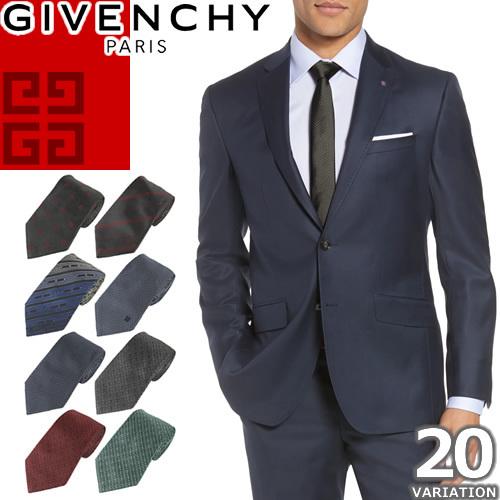 特価 ジバンシー ジバンシィ Givenchy ネクタイ ブランド おしゃれ プレゼント ギフト 男性 ビジネス 結婚式 ストライプ 黒 赤