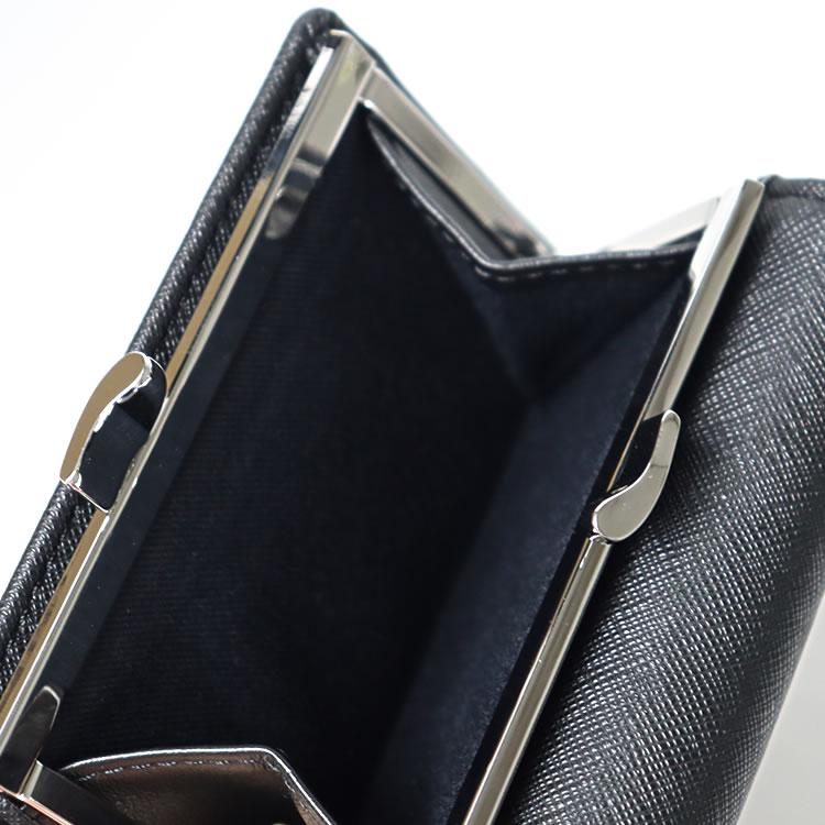 ヴィヴィアンウエストウッド 三つ折り財布 ブラック ビッグオーブ PU GRAIN 口金三つ折り財布(ブラック)（メンズ）（1220952123）｜財布