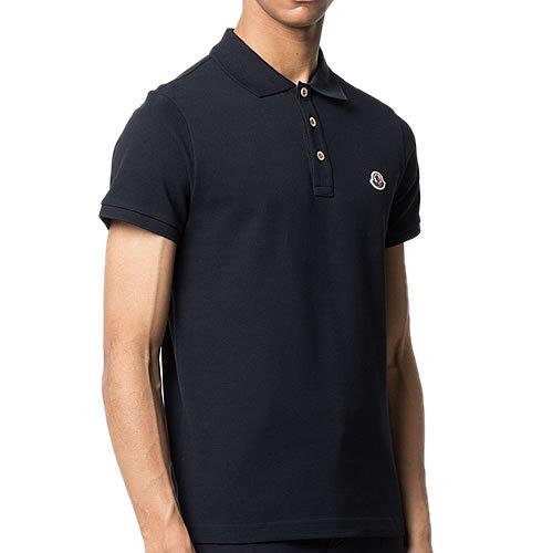モンクレール MONCLER ポロシャツ 半袖 メンズ ロゴ ワッペン 鹿の子 モンクレール MONCLER ポロシャツ 半袖 メンズ ロゴ ワッペン 鹿の子