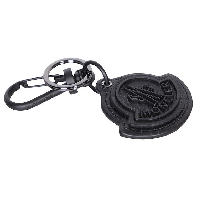 MONCLER モンクレール キーホルダー バッグチャーム ロゴ レザー MONCLER モンクレール キーホルダー バッグチャーム ロゴ レザー
