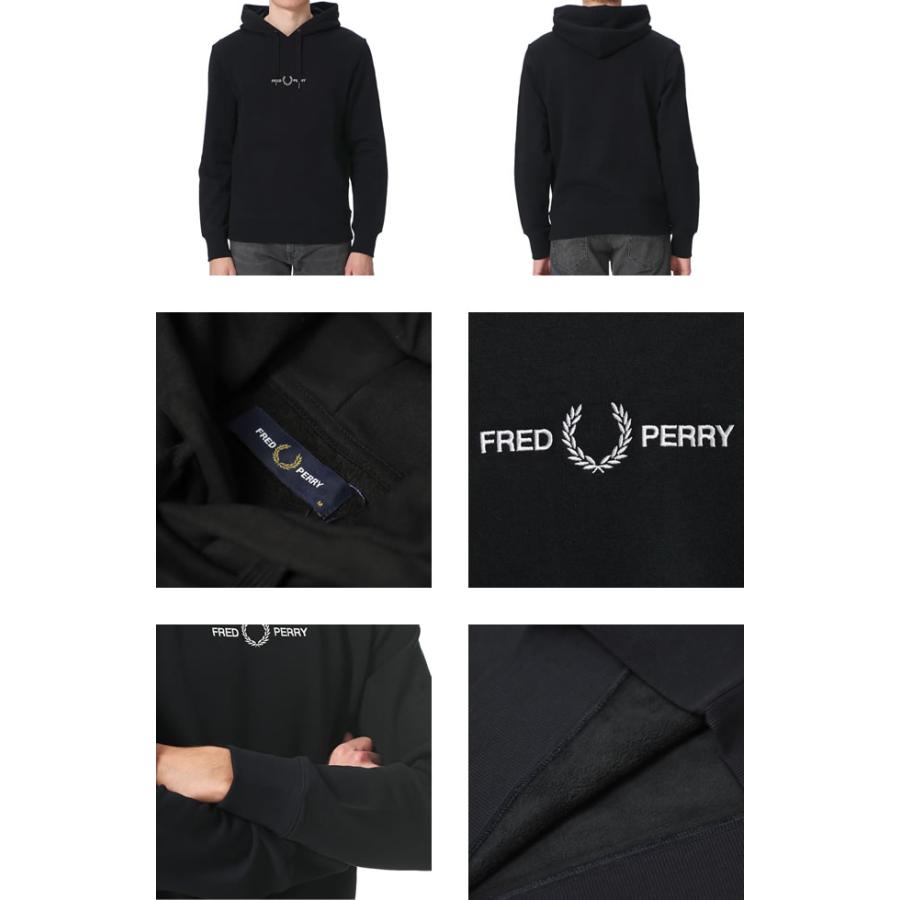 FRED PERRY（フレッドペリー） パーカー エンブロイダード フーディー