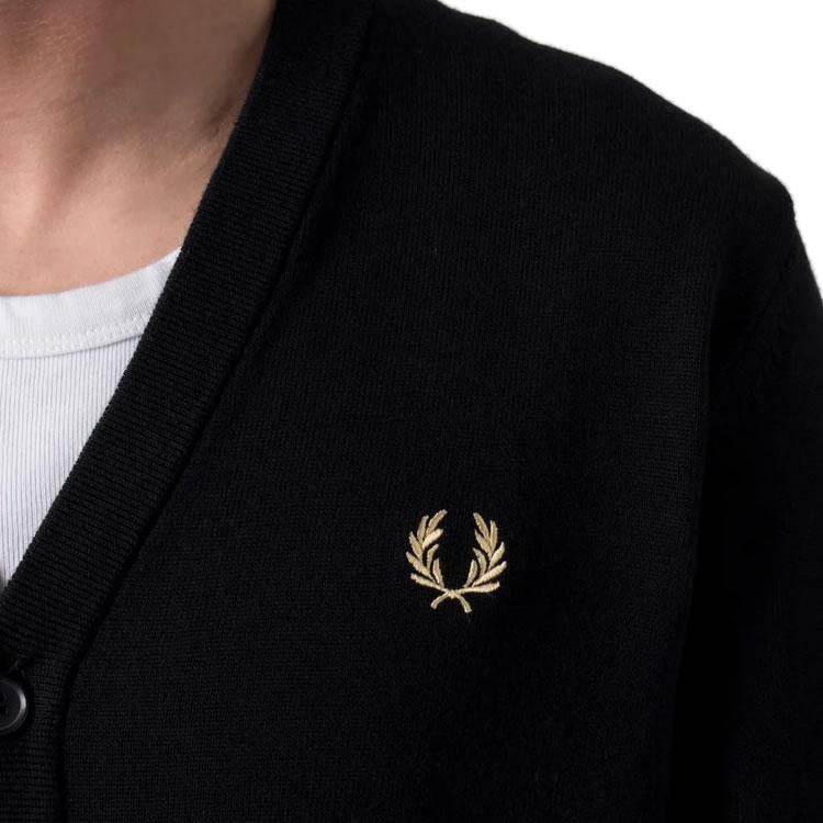 FRED PERRY（フレッドペリー） カーディガン ニット Vネック 長袖 