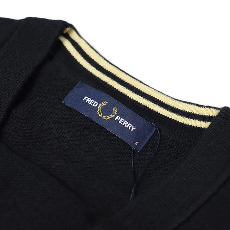 FRED PERRY（フレッドペリー） カーディガン ニット Vネック 長袖