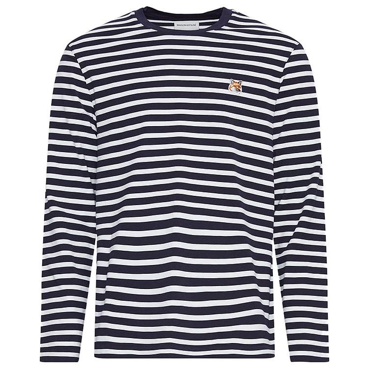 MAISON KITSUNE メゾンキツネ ロンT フォックス ヘッドパッチ