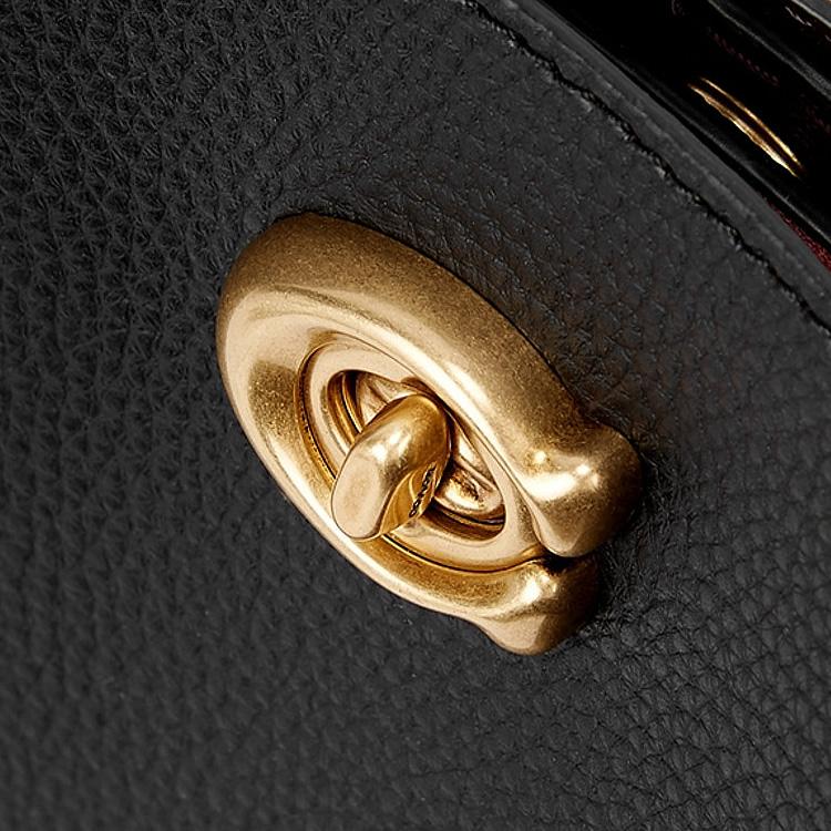 未使用級 COACH コーチ ウィロウバケット 2WAY ブラック レザー COACH（コーチ） バッグ トートバッグ ハンドバッグ ショルダー バッグ
