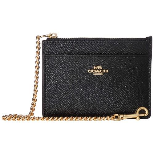 コーチ Coach パスケース 定期入れ コインケース 小銭入れ チェーン カードケース レディース メンズ クロスグレイン レザー 革 本革 ブランド 黒 ブラック 263 111 Mss 通販 Yahoo ショッピング