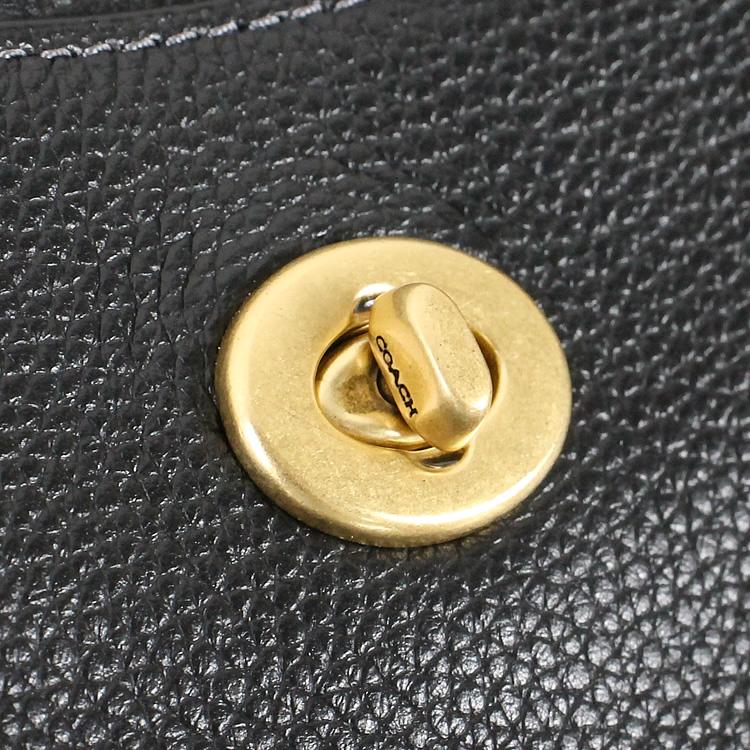 【中古】美品 COACH コーチ ロゴ レザー ショルダー バッグ eY09222A COACH（コーチ） オールドコーチ ヴィンテージ USA製 9204 ショルダー