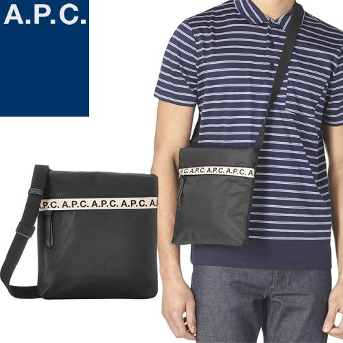 アーペーセー A P C バッグ ショルダーバッグ メンズ レディース リピート サッチェル 斜めがけ 軽い スポーティー ブランド プレゼント 黒 ブラック 265 006 Mss 通販 Yahoo ショッピング