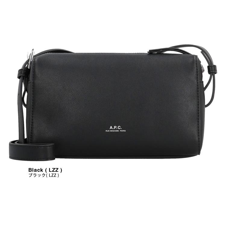 APC A.P.C. アーペーセー バッグ ショルダーバッグ ニノ カメラバッグ レディース メンズ ロゴ 斜めがけ 大人 ブランド 軽量 上品 小さめ プレゼント 黒の画像