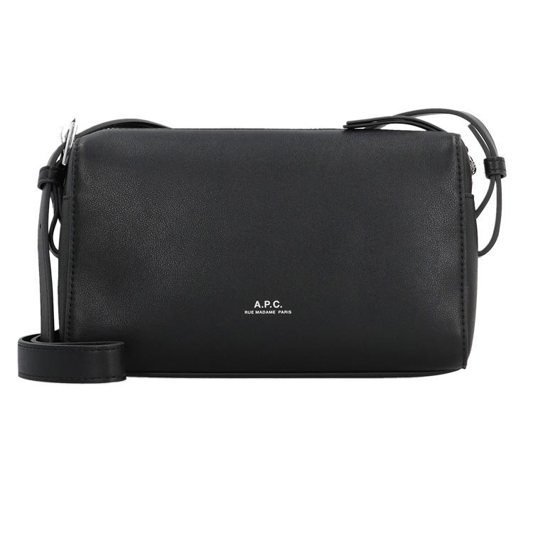 APC A.P.C. アーペーセー バッグ ショルダーバッグ ニノ カメラバッグ レディース メンズ ロゴ 斜めがけ 大人 ブランド 軽量 上品 小さめ プレゼント 黒の画像