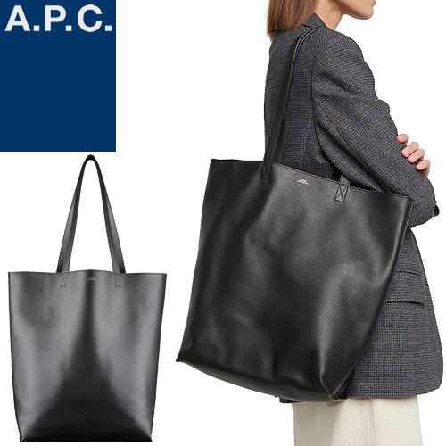 A.P.C. アーペーセー バッグ トートバッグ マイコ ショッピングバッグ レディース メンズ レザー 本革 大きめ a4 通勤 通学 ブランド  プレゼント 黒 ブラック : 265-031 : MSS - 通販 - Yahoo!ショッピング