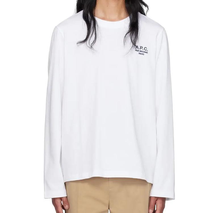 A.P.C. アーペーセー Tシャツ 長袖 ロンT オリバー ティーシャツ A.P.C. アーペーセー Tシャツ 長袖 ロンT オリバー ティーシャツ