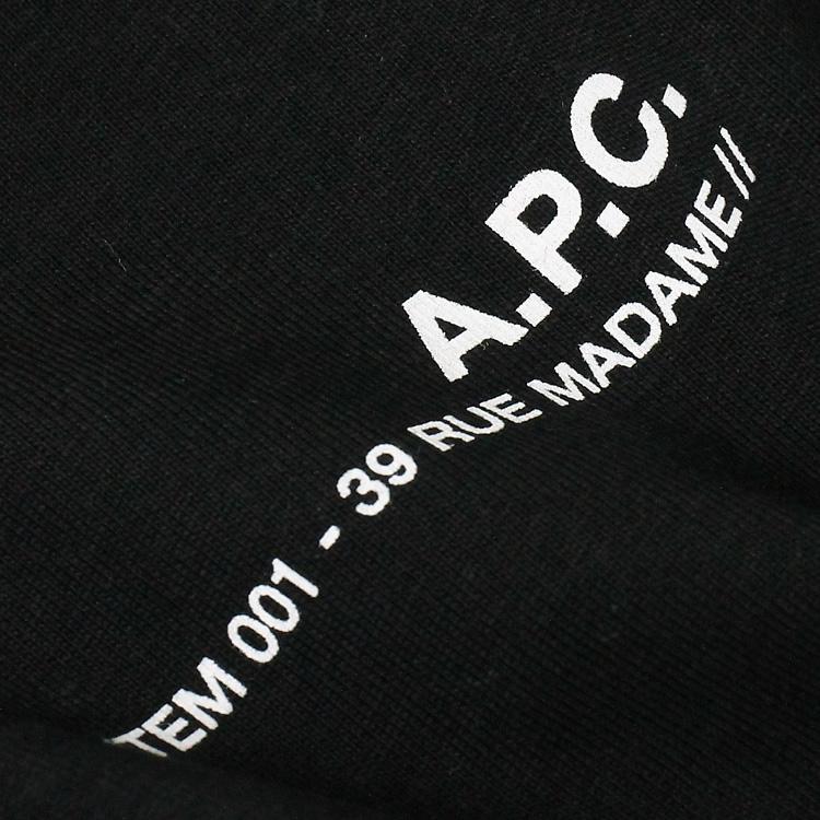 A.P.C.（アーペーセー） APC Tシャツ 半袖 クルーネック 丸首 メンズ