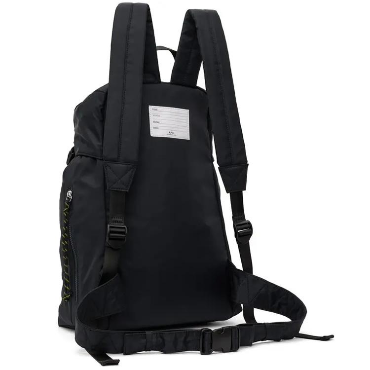 APC A.P.C. アーペーセー リュック リュックサック バックパック メンズ レディース ロゴ ナイロン A4 おしゃれ ブランド カジュアル 軽量 大容量 紺色の画像