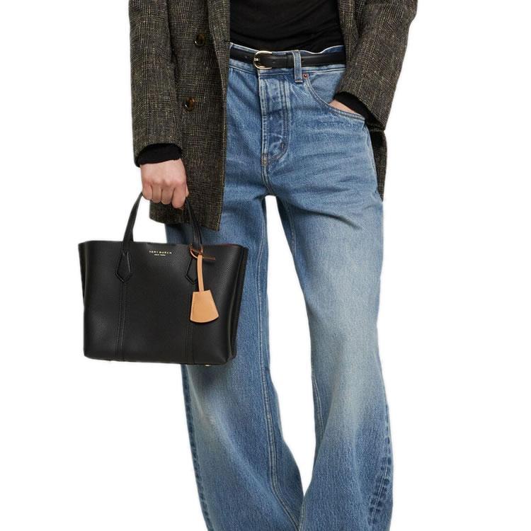 Tory Burch トリーバーチ　センタージップ トートバッグ　黒 肩掛け TORY BURCH トリーバーチ バッグ トートバッグ ショルダーバッグ