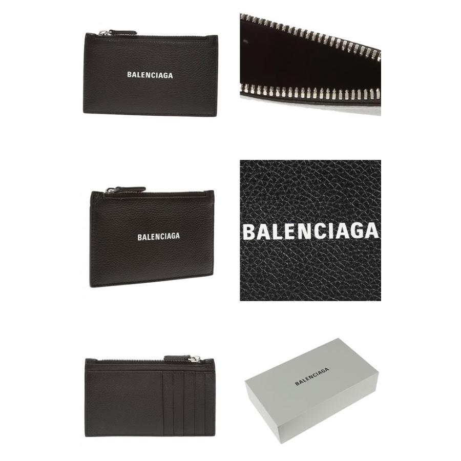 バレンシアガ BALENCIAGA コインケース カードケース 財布 キャッシュ ロング コイン&カードホルダー メンズ レディース ブランド 黒  ブラック 594311 1IZ43