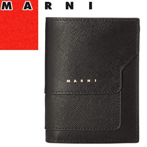 マルニ MARNI 財布 二つ折り財布 サフィアーノ レザー バイ  