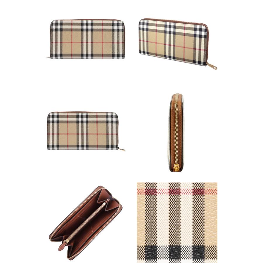 BURBERRY バーバリー 財布 長財布 チェック ジップウォレット BURBERRY バーバリー 財布 長財布 チェック ジップウォレット