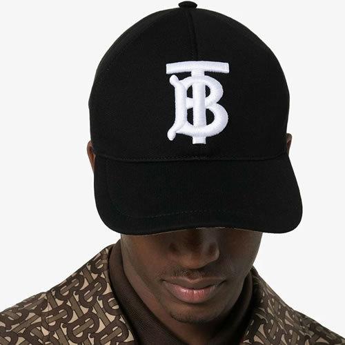 バーバリー BURBERRY 帽子 キャップ ベースボールキャップ メンズ レディース TB ロゴ 大きいサイズ 立体刺繍 ブランド プレゼント 黒  ブラック