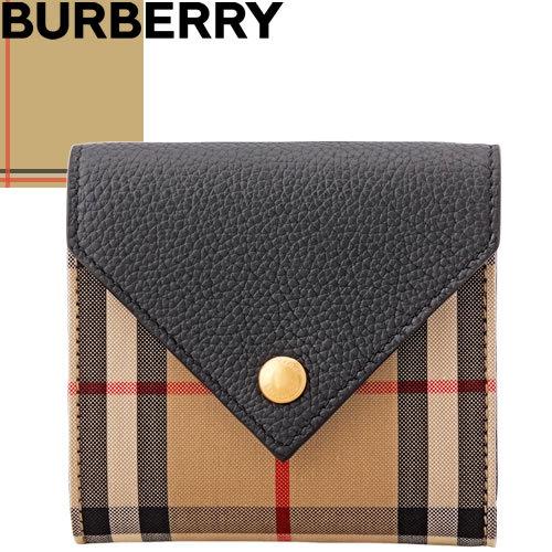 バーバリー BURBERRY 財布 二つ折り財布 三つ折り財布 ミニ財布 小銭入れあり レディース ヴィンテージチェック レザー 本革