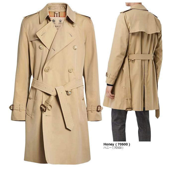 【ほぼ未使用】 バーバリー BURBERRY ミッドレングス ケンジントン ヘリテージ トレンチコート メンズ スプリングコート ビジネス ミドル丈 ブランド ハニー ベージュ 【NAN1617553854】(57708円)