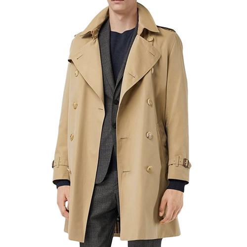 【ほぼ未使用】 バーバリー BURBERRY ミッドレングス ケンジントン ヘリテージ トレンチコート メンズ スプリングコート ビジネス ミドル丈 ブランド ハニー ベージュ 【NAN1617553854】(57708円)