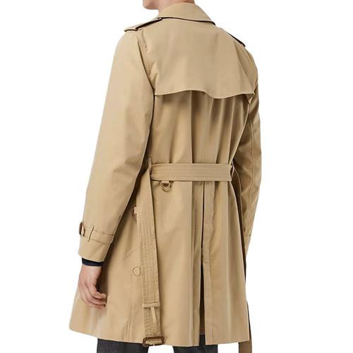 【ほぼ未使用】 バーバリー BURBERRY ミッドレングス ケンジントン ヘリテージ トレンチコート メンズ スプリングコート ビジネス ミドル丈 ブランド ハニー ベージュ 【NAN1617553854】(57708円)