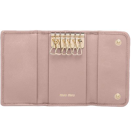 ミュウミュウ MIUMIU キーケース 6連 レディース マテラッセ