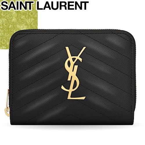 正規輸入商品 サンローラン パリ YSL コンパクト折り財布 ショップ袋