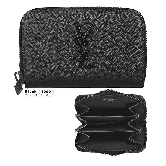 サンローラン パリ Saint Laurent Paris 財布 コインケース 小銭入れ メンズ レディース モノグラム ウォレット ブランド 革 本革 黒 ブラック 2 032 Mss 通販 Yahoo ショッピング