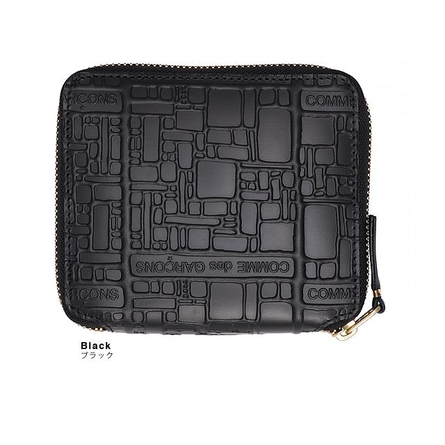 ［超美品］COMME des GARÇONS ブラック レザー 財布　ファスナー COMME des GARCONS コムデギャルソン DES 財布 L字ファスナー
