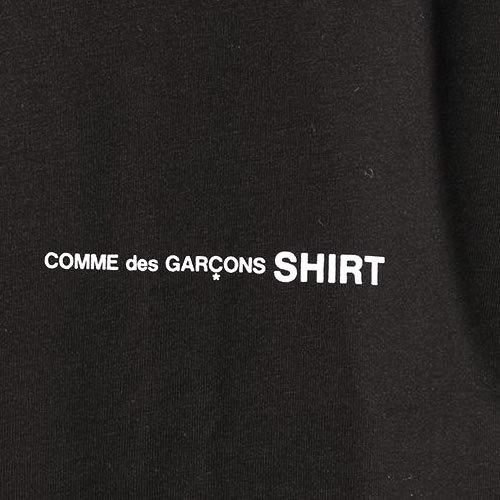 COMME des GARÇONS SHIRT ロンt ブラック L COMME des GARCONS SHIRT(コムデギャルソンシャツ) Chest logo
