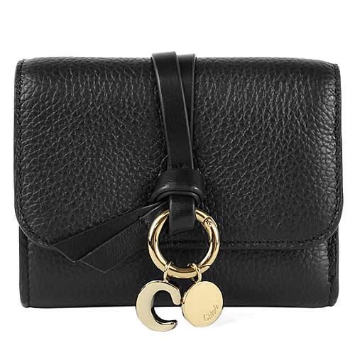 クロエ Chloe 財布 三つ折り財布 アルファベット スモール トリ 
