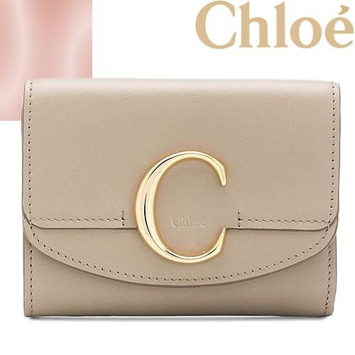 クロエ Chloe 財布 三つ折り財布 クロエ C ミニ トリフォード 