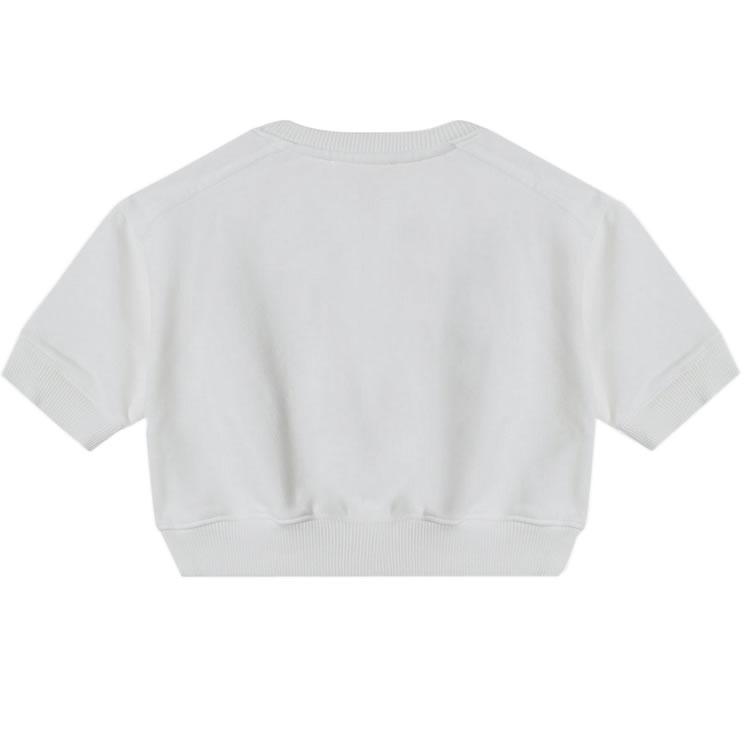 Chloe クロエ 半袖Tシャツ ロゴプリント クロップド Chloe（クロエ） キッズ Chloe Kids トレーナー 半袖 C20844