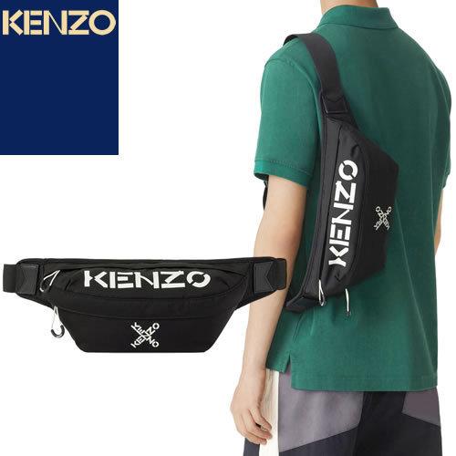 ケンゾー KENZO バッグ ボディバッグ ベルトバッグ ウエストバッグ ウエストポーチ スポーツ バムバッグ メンズ レディース ロゴ ブランド 黒  ブラック :296-005:MSS - 通販 - Yahoo!ショッピング