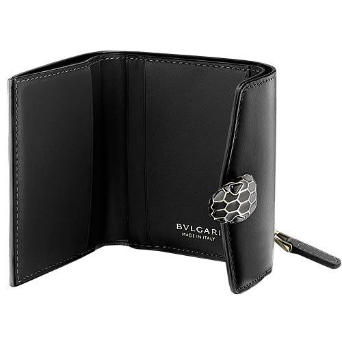 BVLGARI ブルガリ 財布 三つ折り財布 ミニ財布 小銭入れあり BVLGARI ブルガリ 財布 三つ折り財布 ミニ財布 小銭入れあり