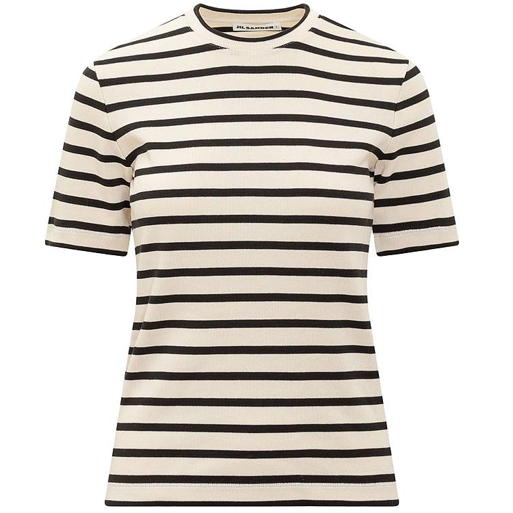 JIL SANDER（ジルサンダー） JIL SANDER Tシャツ ボーダー 半袖 クルー